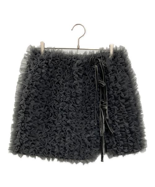 rosy monster（ロージーモンスター）rosy monster (ロージーモンスター) fluff tulle skirt グレー サイズ:Fの古着・服飾アイテム