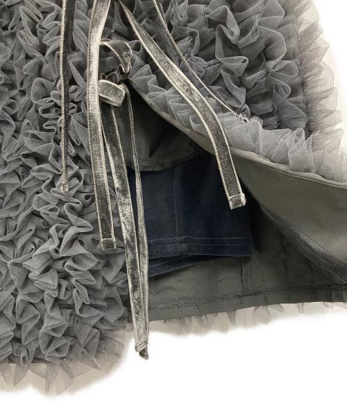 rosy monster（ロージーモンスター）rosy monster (ロージーモンスター) fluff tulle skirt グレー サイズ:Fの古着・服飾アイテム