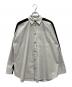 nagonstans（ナゴンスタンス）の古着「shirt×cut long-sleeves t-shirt」｜ホワイト×ブラック