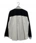 nagonstans (ナゴンスタンス) shirt×cut long-sleeves t-shirt ホワイト×ブラック サイズ:MEDIUM：16000円