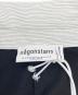 中古・古着 nagonstans (ナゴンスタンス) shirt×cut long-sleeves t-shirt ホワイト×ブラック サイズ:MEDIUM：16000円