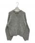 rosy monster (ロージーモンスター) BACK NECK RIBON KNIT グレー サイズ:FREE：10000円