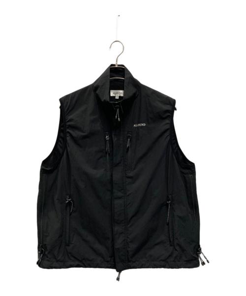 ALOUND（アラウンド）ALOUND (アラウンド) VENTILATION NYLON VEST ブラック サイズ:Sの古着・服飾アイテム
