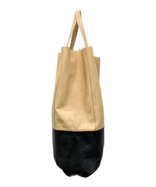CELINE（セリーヌ）CELINE (セリーヌ) ホリゾンタルカバトート ブラック×ベージュの古着・服飾アイテム