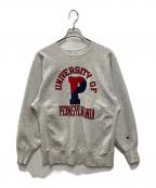 Champion REVERSE WEAVEチャンピオン リバース ウィーブ）の古着「3段プリントスウェット」｜グレー