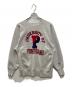 Champion REVERSE WEAVE（チャンピオン リバース ウィーブ）の古着「3段プリントスウェット」｜グレー