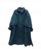 MAISON SPECIALメゾンスペシャル）の古着「ロングケープコート」｜ブルー
