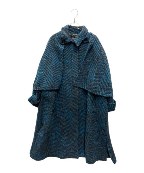 MAISON SPECIAL（メゾンスペシャル）MAISON SPECIAL (メゾンスペシャル) ロングケープコート ブルー サイズ:不明の古着・服飾アイテム