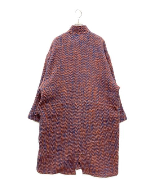 MAISON SPECIAL（メゾンスペシャル）MAISON SPECIAL (メゾンスペシャル) プライムオーバーヘリンボンモッズコート ブルー×オレンジ サイズ:1の古着・服飾アイテム
