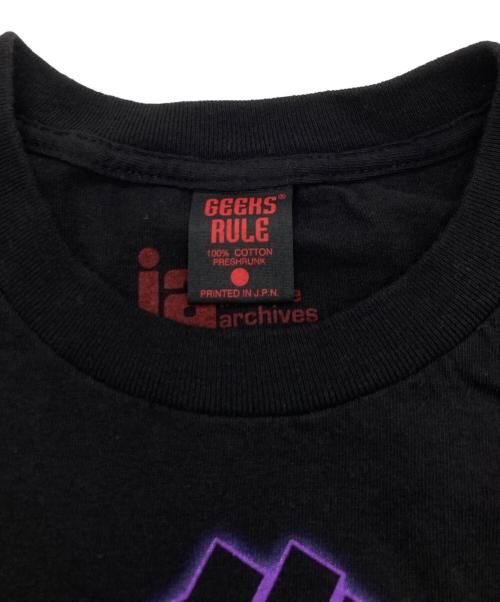 GEEKS RULE（ギークスルール）GEEKS RULE 攻殻機動隊 STAND ALONE COMPLEX Infinite Archives (インフィナイトアーカイブズ) 15 Silkscreen Printing T Shirt ブラック サイズ:Lの古着・服飾アイテム
