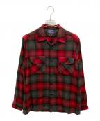 PENDLETONペンドルトン）の古着「【古着】ウールチェックボードシャツ」｜グリーン×レッド