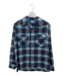 PENDLETON（ペンドルトン）の古着「【古着】ウールボードチェックシャツ」｜ブルー