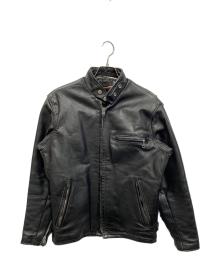 Schott（ショット）の古着「ライナー付シングルライダースジャケット」｜ブラック