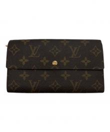 LOUIS VUITTON（ルイ ヴィトン）の古着「モノグラム ポルトフォイユ・サラ 長財布」｜ブラウン