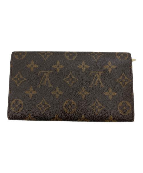 LOUIS VUITTON（ルイ ヴィトン）LOUIS VUITTON (ルイ ヴィトン) モノグラム ポルトフォイユ・サラ 長財布 ブラウンの古着・服飾アイテム