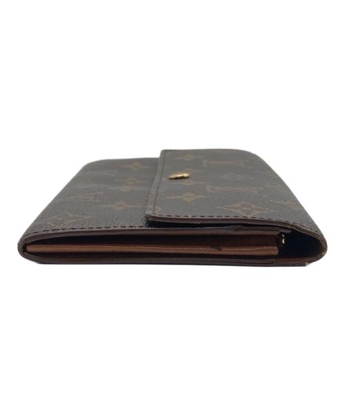LOUIS VUITTON（ルイ ヴィトン）LOUIS VUITTON (ルイ ヴィトン) モノグラム ポルトフォイユ・サラ 長財布 ブラウンの古着・服飾アイテム