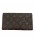 LOUIS VUITTON (ルイ ヴィトン) モノグラム ポルトフォイユ・サラ 長財布 ブラウン：20000円