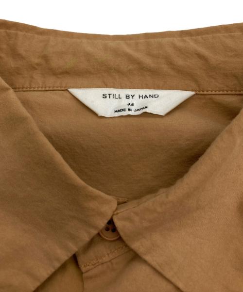 STILL BY HAND（スティルバイハンド）STILL BY HAND (スティルバイハンド) 製品染めシャツ ブラウン サイズ:48の古着・服飾アイテム