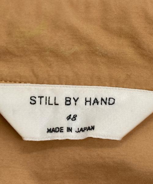 STILL BY HAND（スティルバイハンド）STILL BY HAND (スティルバイハンド) 製品染めシャツ ブラウン サイズ:48の古着・服飾アイテム