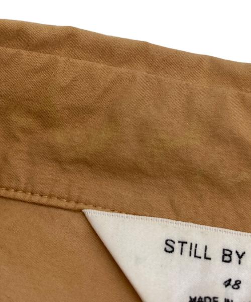 STILL BY HAND（スティルバイハンド）STILL BY HAND (スティルバイハンド) 製品染めシャツ ブラウン サイズ:48の古着・服飾アイテム