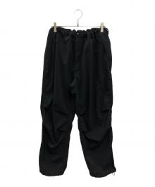 SEDAN ALL-PURPOSE（セダンオールパーパス）の古着「Tech Linen Over Pant」｜ブラック