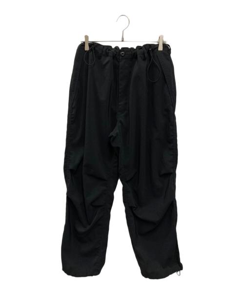 SEDAN ALL-PURPOSE（セダンオールパーパス）SEDAN ALL-PURPOSE (セダンオールパーパス) Tech Linen Over Pant ブラック サイズ:Lの古着・服飾アイテム