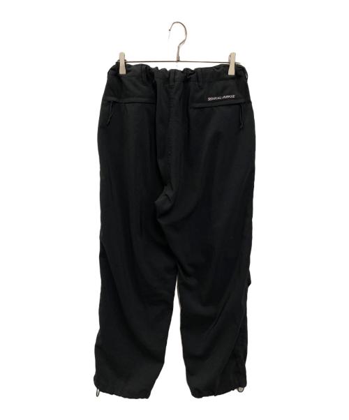 SEDAN ALL-PURPOSE（セダンオールパーパス）SEDAN ALL-PURPOSE (セダンオールパーパス) Tech Linen Over Pant ブラック サイズ:Lの古着・服飾アイテム