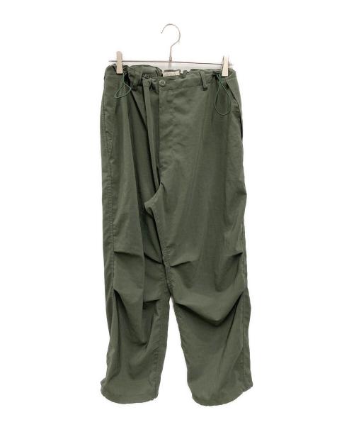 SEDAN ALL-PURPOSE（セダンオールパーパス）SEDAN ALL-PURPOSE (セダンオールパーパス) Tech Linen Over Pant カーキ サイズ:Lの古着・服飾アイテム