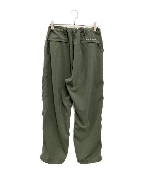 SEDAN ALL-PURPOSE（セダンオールパーパス）SEDAN ALL-PURPOSE (セダンオールパーパス) Tech Linen Over Pant カーキ サイズ:Lの古着・服飾アイテム