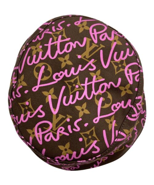 LOUIS VUITTON（ルイ ヴィトン）LOUIS VUITTON (ルイ ヴィトン) スクリプト バケットハット ブラウンの古着・服飾アイテム