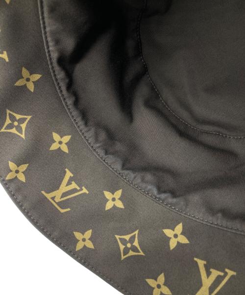 LOUIS VUITTON（ルイ ヴィトン）LOUIS VUITTON (ルイ ヴィトン) スクリプト バケットハット ブラウンの古着・服飾アイテム