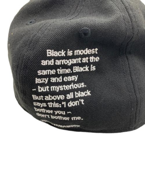 New Era（ニューエラ）New Era (ニューエラ) Yohji Yamamoto pour homme (ヨウジヤマモト プールオム) キャップ ブラックの古着・服飾アイテム