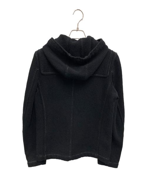 COMME des GARCONS SHIRT（コムデギャルソンシャツ）COMME des GARCONS SHIRT (コムデギャルソンシャツ) ウ-ルジップアップジャケット ブラック サイズ:XSの古着・服飾アイテム