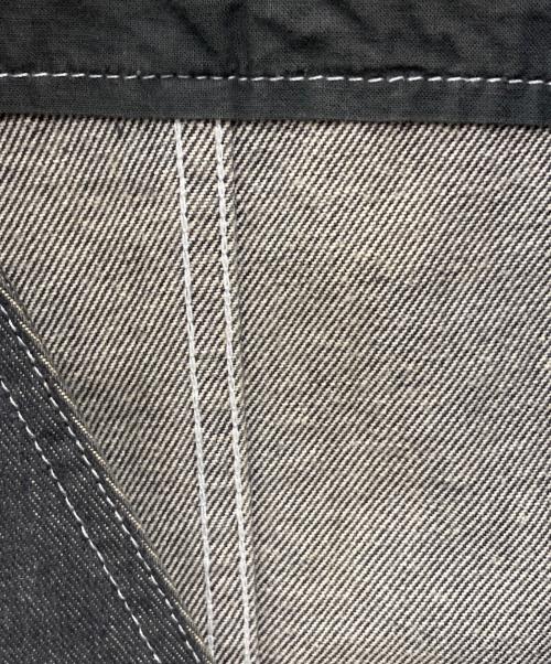 Maison Martin Margiela（メゾンマルタンマルジェラ）Maison Martin Margiela (メゾンマルタンマルジェラ) デニムジレ ブラック サイズ:46の古着・服飾アイテム