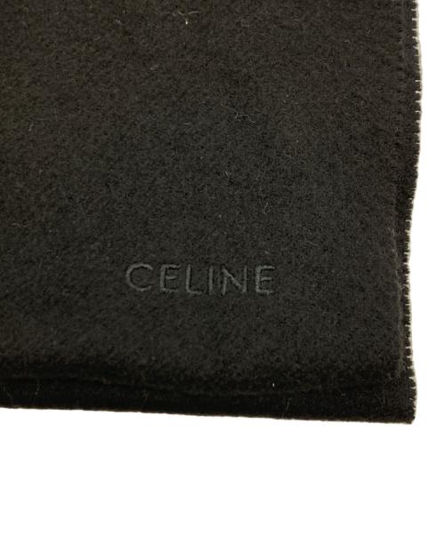 CELINE（セリーヌ）CELINE (セリーヌ) カシミアマフラー ブラックの古着・服飾アイテム