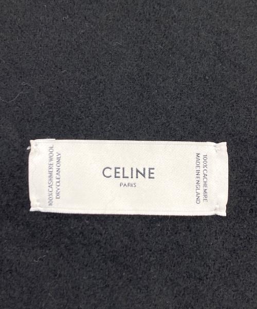 CELINE（セリーヌ）CELINE (セリーヌ) カシミアマフラー ブラックの古着・服飾アイテム