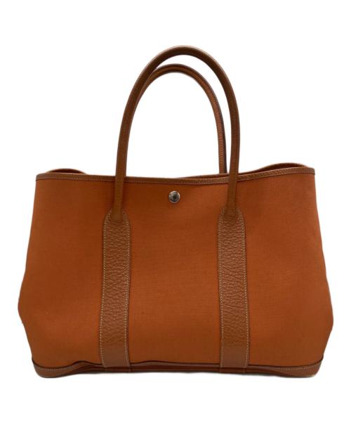HERMES（エルメス）HERMES (エルメス) ガーデンパーティーPM トートバッグ オレンジの古着・服飾アイテム