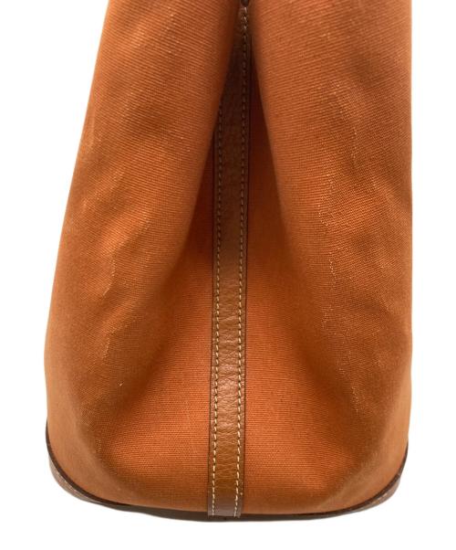 HERMES（エルメス）HERMES (エルメス) ガーデンパーティーPM トートバッグ オレンジの古着・服飾アイテム