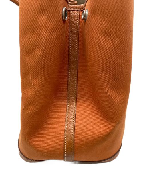 HERMES（エルメス）HERMES (エルメス) ガーデンパーティーPM トートバッグ オレンジの古着・服飾アイテム