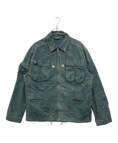 GAP（ギャップ）GAP (ギャップ) Multi Pocket Jacket オリーブ サイズ:XLの古着・服飾アイテム