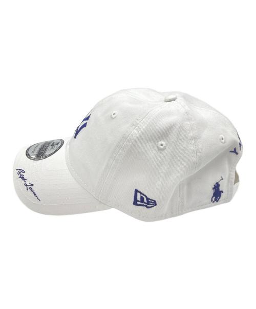 POLO RALPH LAUREN（ポロ・ラルフローレン）POLO RALPH LAUREN (ポロ・ラルフローレン) New Era (ニューエラ) ヤンキース ツイル キャップ ホワイト サイズ:FREE 未使用品の古着・服飾アイテム