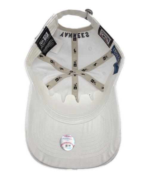 POLO RALPH LAUREN（ポロ・ラルフローレン）POLO RALPH LAUREN (ポロ・ラルフローレン) New Era (ニューエラ) ヤンキース ツイル キャップ ホワイト サイズ:FREE 未使用品の古着・服飾アイテム