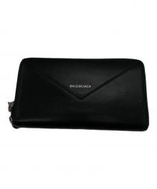 BALENCIAGA（バレンシアガ）の古着「ダブルファスナー 長財布」｜ブラック