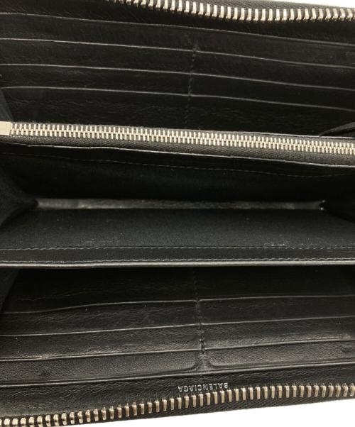 BALENCIAGA（バレンシアガ）BALENCIAGA (バレンシアガ) ダブルファスナー 長財布 ブラックの古着・服飾アイテム