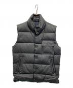 COMME des GARCONS HOMMEコムデギャルソン オム）の古着「特殊樹脂加工ダウンベスト」｜ブラック