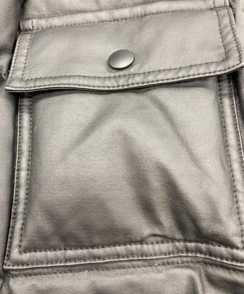 COMME des GARCONS HOMME（コムデギャルソン オム）COMME des GARCONS HOMME (コムデギャルソン オム) 特殊樹脂加工ダウンベスト ブラック サイズ:Mの古着・服飾アイテム