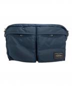 PORTERポーター）の古着「TANKER SLING BAG」｜ネイビー