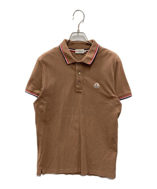 MONCLER（モンクレール）MONCLER (モンクレール) MAGLIA POLO MANICA CORTA ブラウン サイズ:Mの古着・服飾アイテム