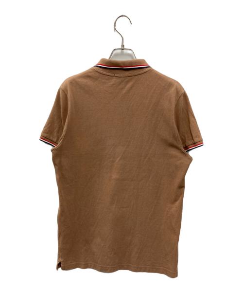 MONCLER（モンクレール）MONCLER (モンクレール) MAGLIA POLO MANICA CORTA ブラウン サイズ:Mの古着・服飾アイテム