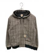 CarHarttカーハート）の古着「Glen Check Active Jacket」｜グレー